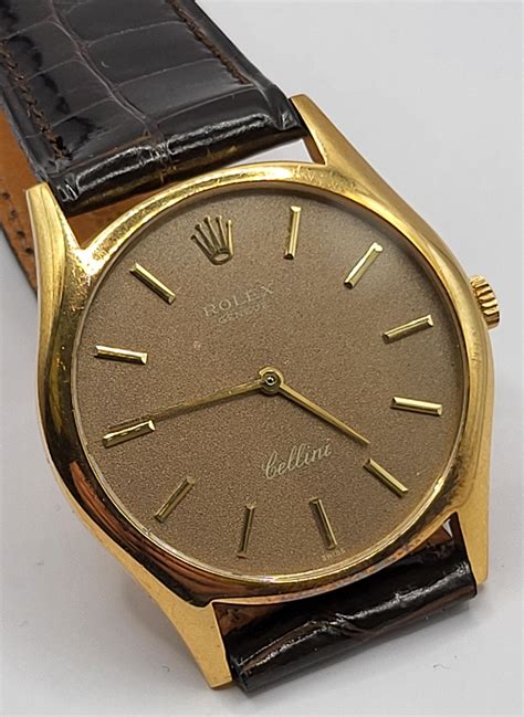 18kt rolex cellini